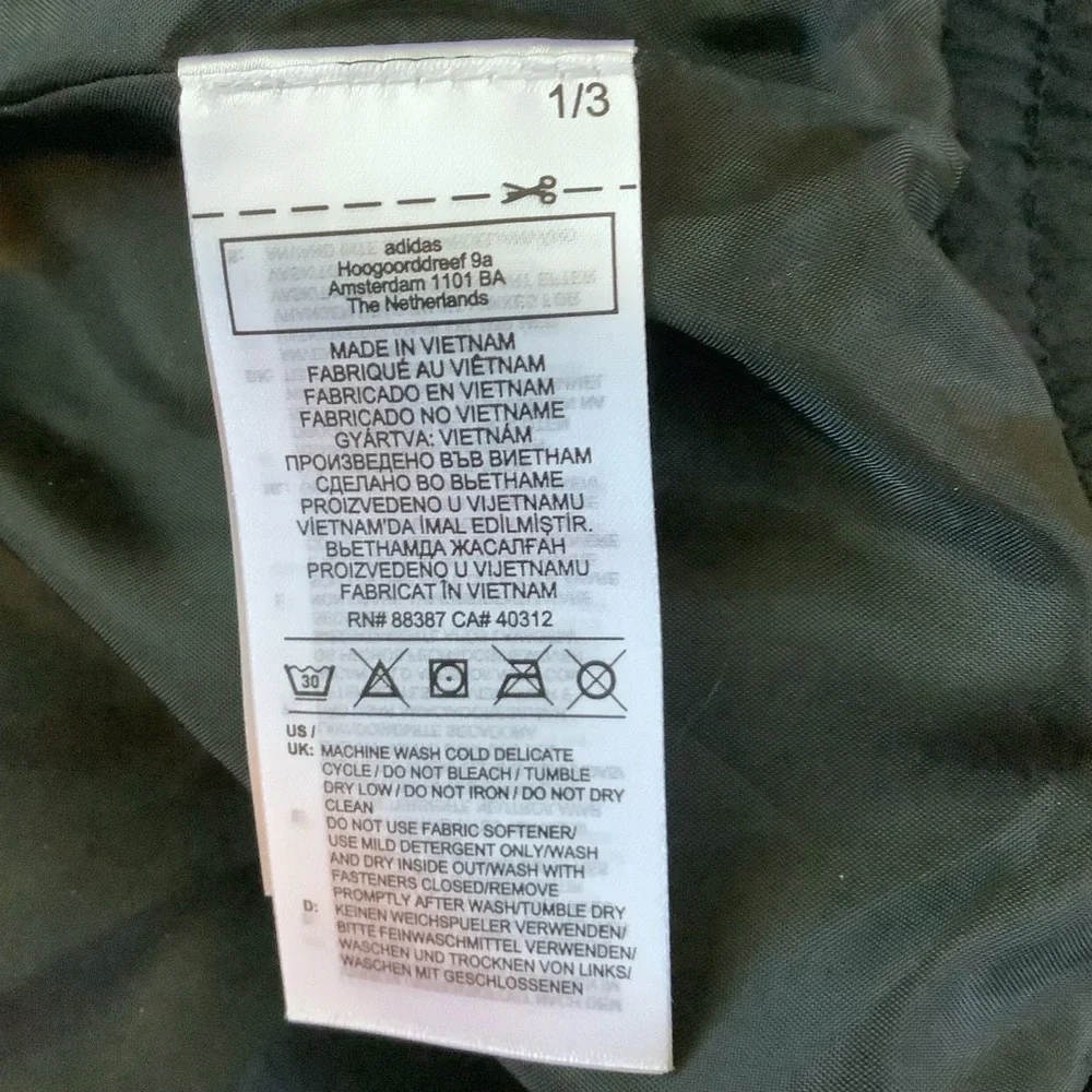 Adidas BACK TO‎ SPORT HOODED Jacket Size X-LARGE NWT